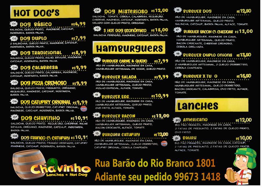 Seu Mostarda cardápio