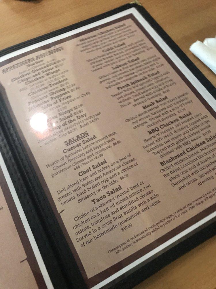 Menu at Chuckwagon Restaurant, Laughlin