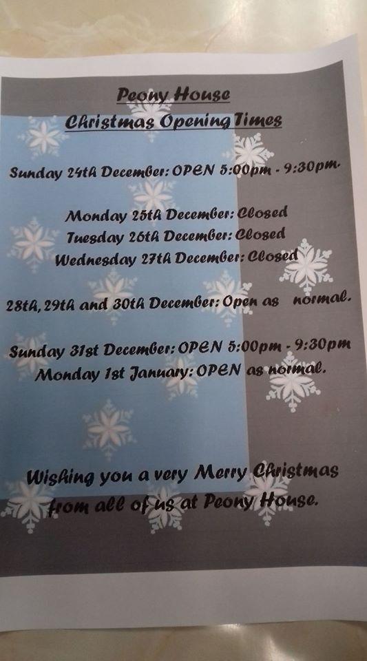 Peony House Unit 7 Oakwood District Centre Danebridge Cres In Derby Restaurant Menu And Reviews