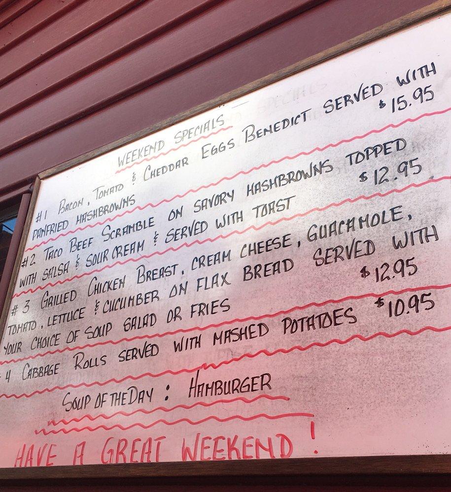 Menu at Cherry Pit Restaurant, West Kelowna, Highway 97