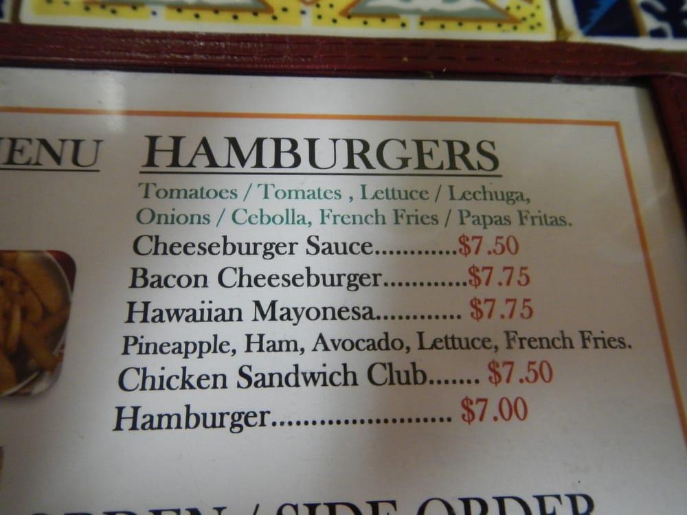 Menu at El Rey Del Taco restaurant, Fort Lupton
