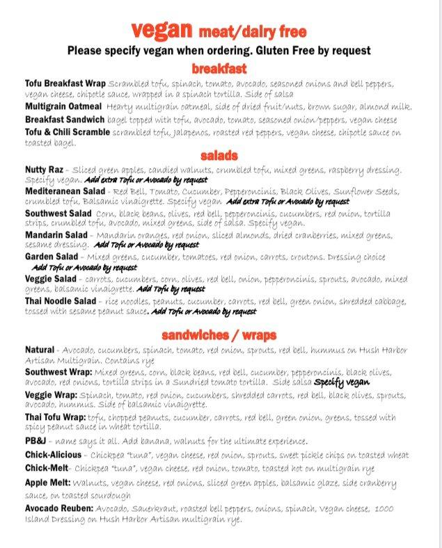 Menu at Red Scooter Deli restaurant, Paso Robles
