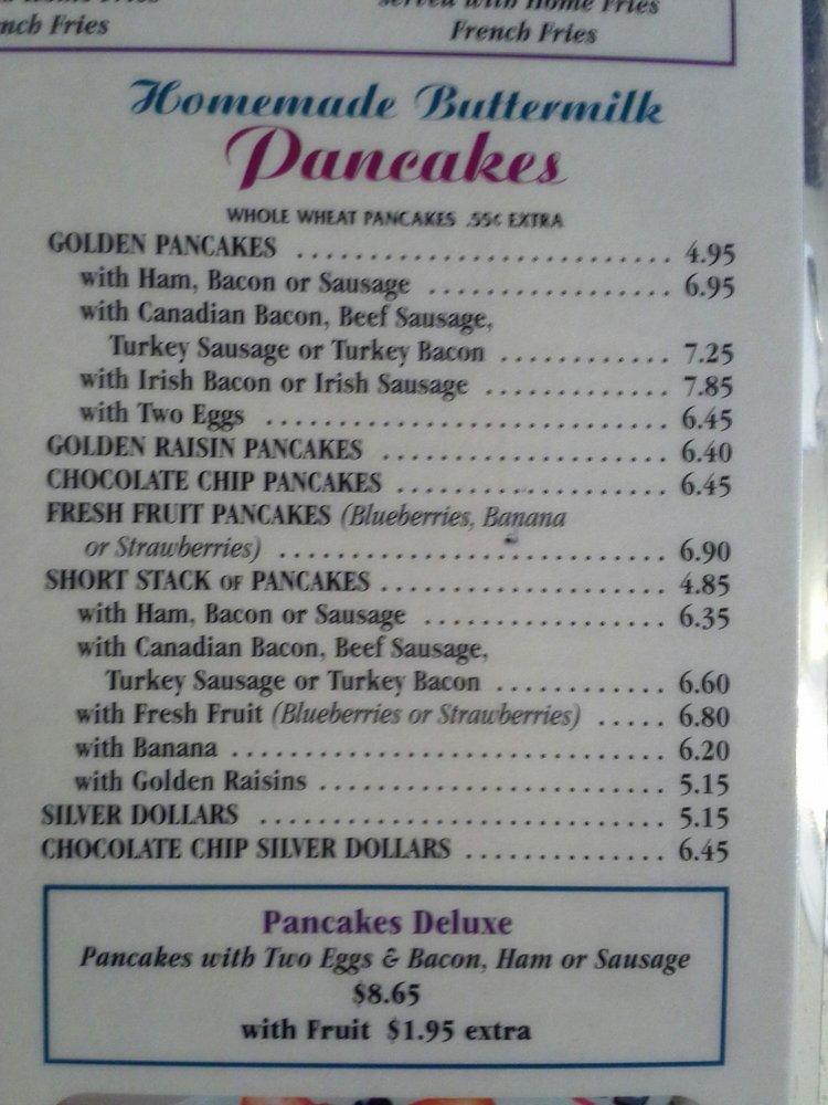 Menu at Seven Brothers Diner restaurant, Yonkers