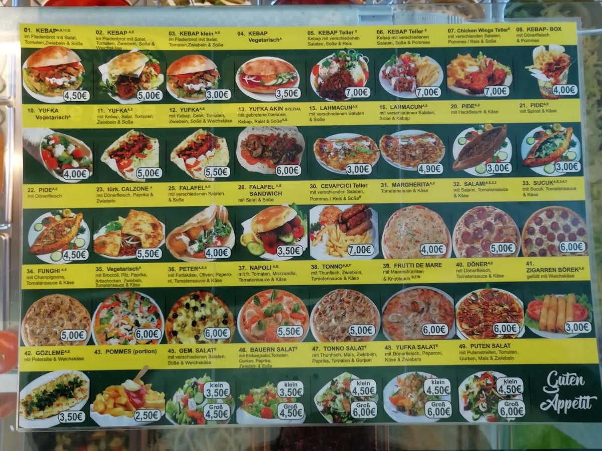 Speisekarte von Yufka Döner restaurant, Darmstadt