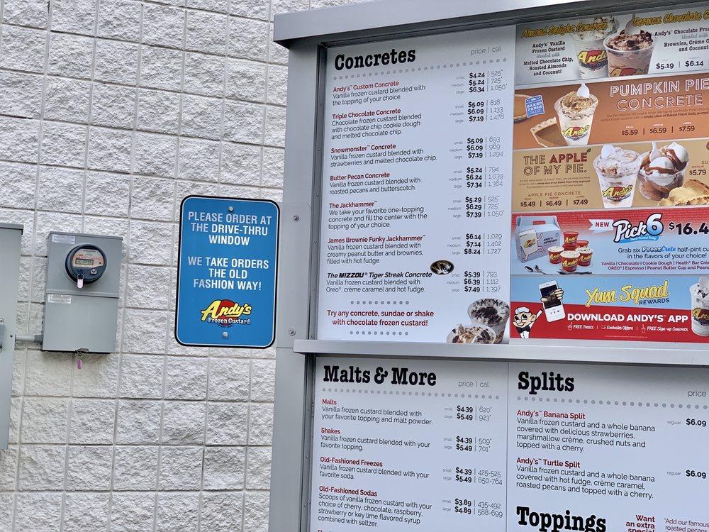 Exploring Andy's Frozen Custard Menu: A Comprehensive Guide