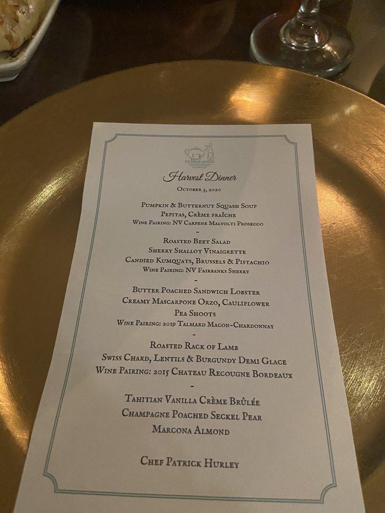 Menu at Dunbar House Tea Room & Wine Bar, Sandwich