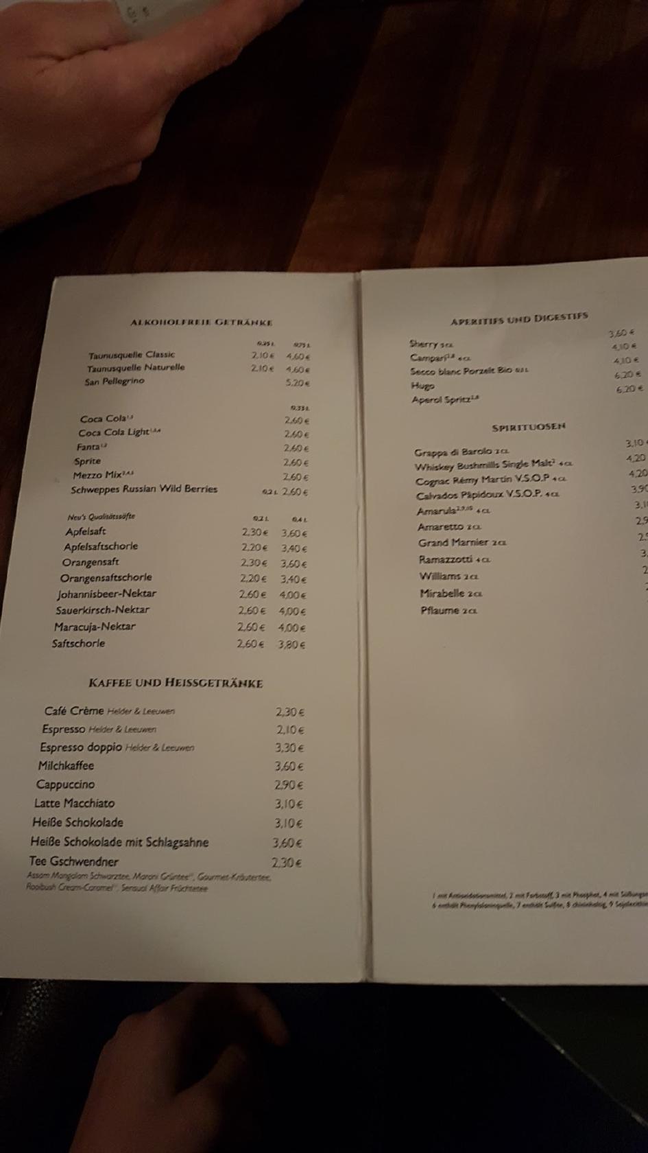 Speisekarte Von Gasthaus Zum Adler Restaurant Ilvesheim