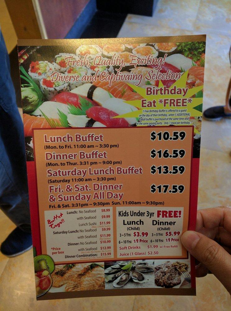 Menu at Milpitas Buffet BBQ, Milpitas