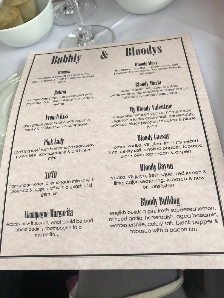 Menu at Tredici SOCIAL pub & bar, Bronxville