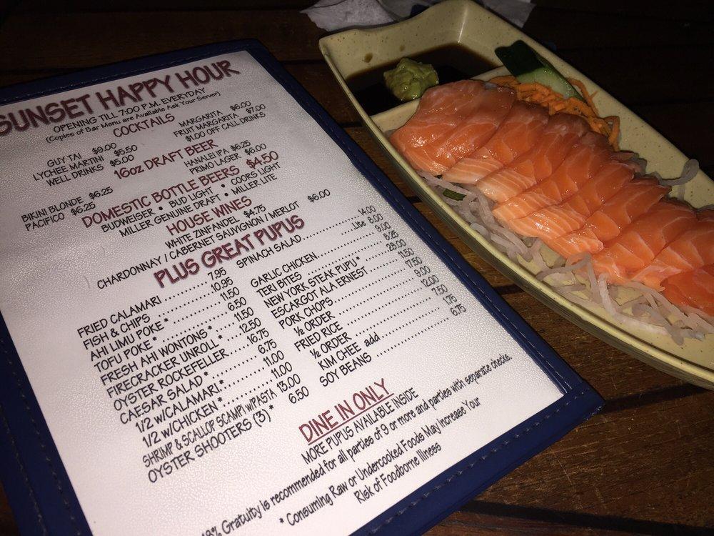 Menu at Chart House Waikiki steakhouse, Honolulu
