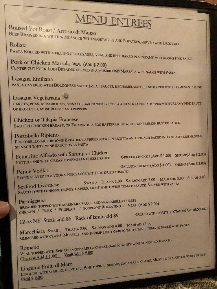 Menu at BROCCOLINI CAFE CATERING, Cooper City