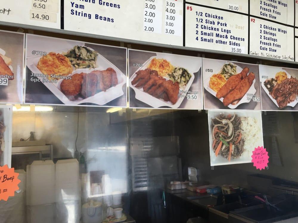 Menu at Barbecue Town, Philadelphia
