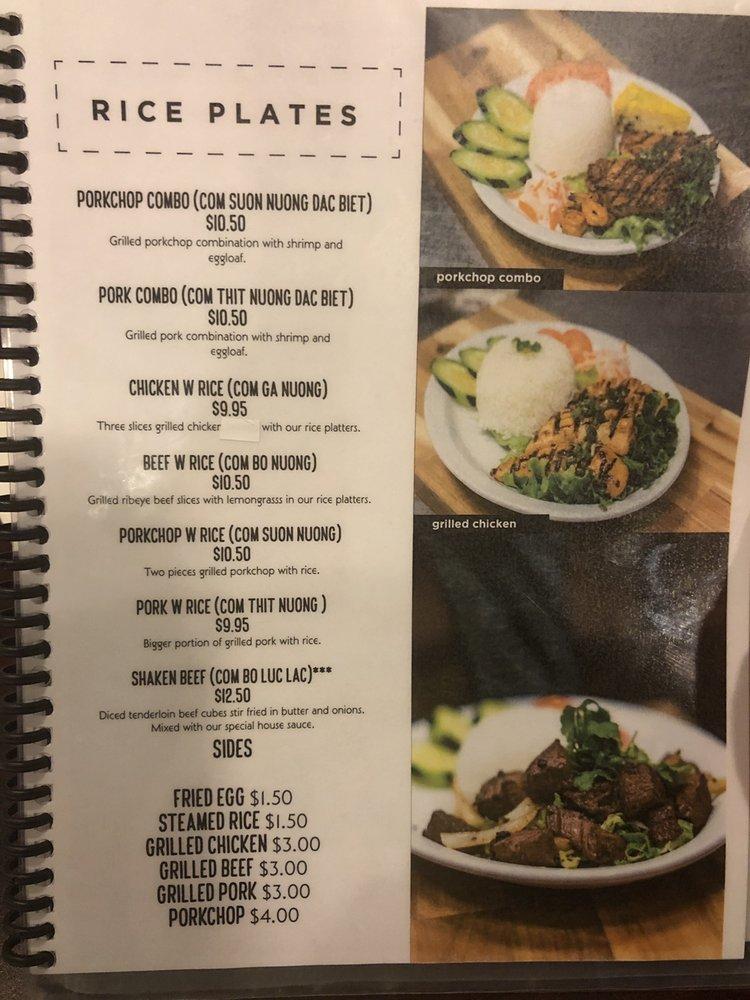 Menu At Phở King Vietnamese Kitchen Restaurant Las Vegas