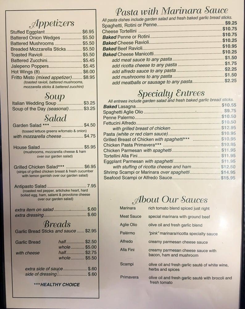 Menu at Picnic Pizza Italian Eatery restaurant, Zanesville
