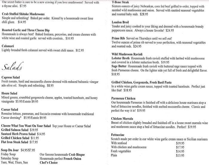 Menu at The Repp pub & bar, Snohomish