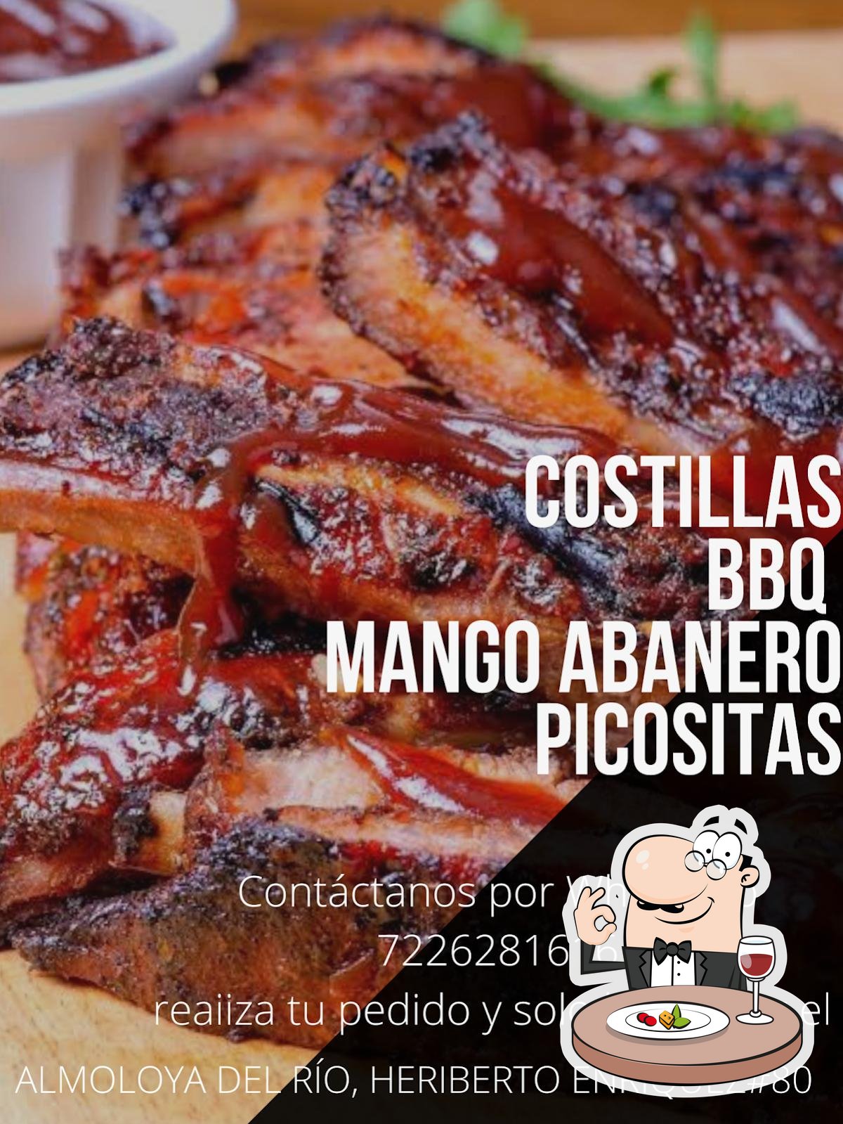 Alitas y costillas a la bbq Gali, Almoloya del Río - Opiniones del  restaurante