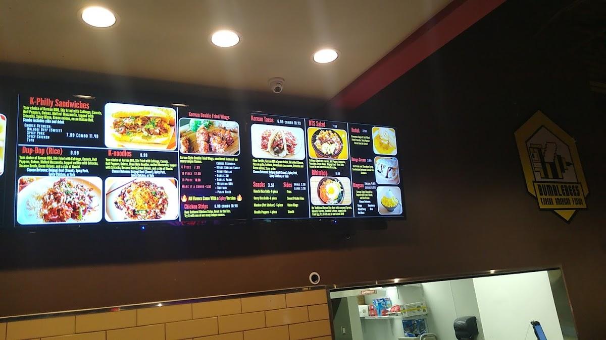 Menu at Bumblebees BBQ and Grill, West Valley City