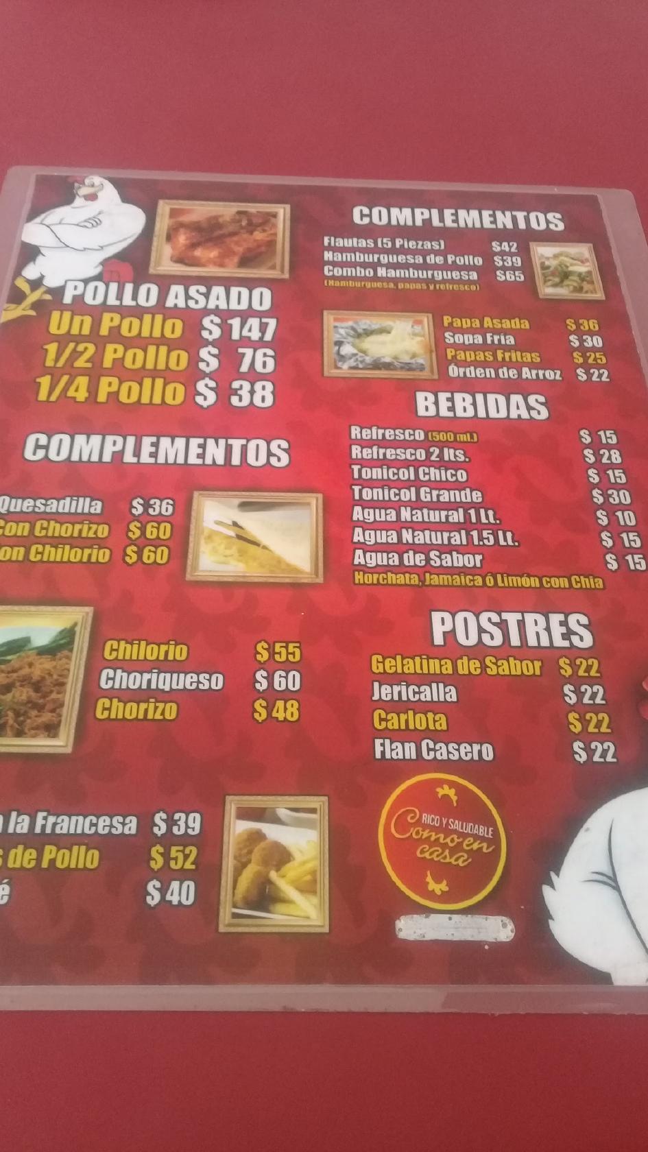 Pollo Feliz restaurant, Aguascalientes, Av. Aguascalientes Nte 1201 -  Restaurant menu and reviews