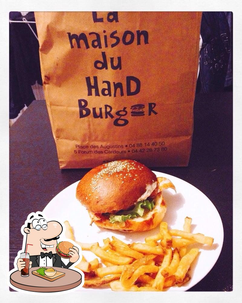 Burger Bar,La Maison Du HanDBurger, Aix-en-Provence, 5 Pl. Forum des  Cardeurs - Restaurant reviews