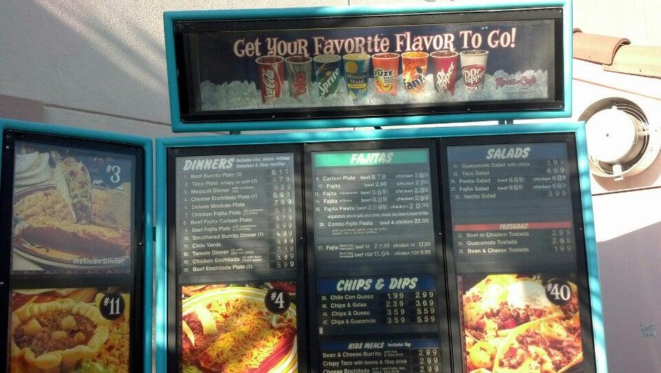 Menu at Rosa's Café & Tortilla Factory restaurant, Killeen