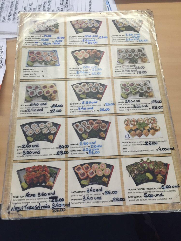 Uo Katsu cardápio
