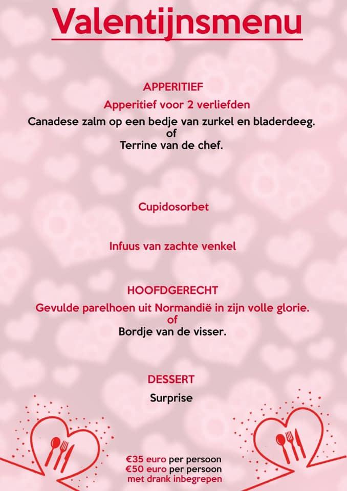 Menu At Oud Egypte Heist Op Den Berg