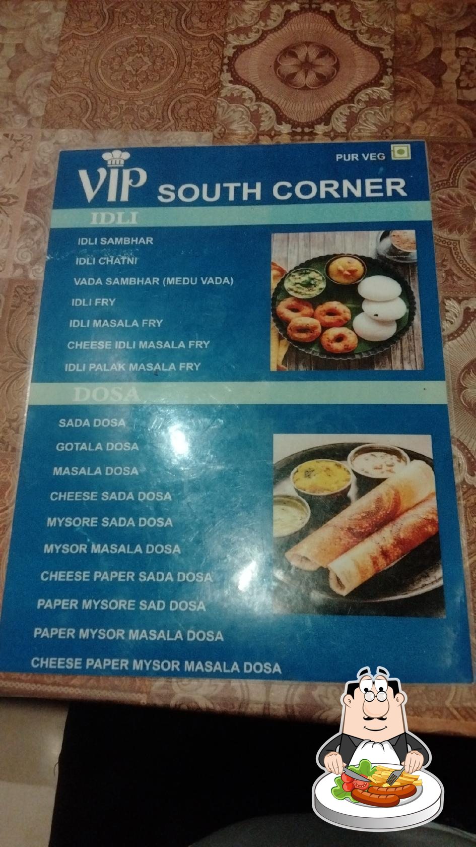 VIP Bhaji Pav & Pulav menu