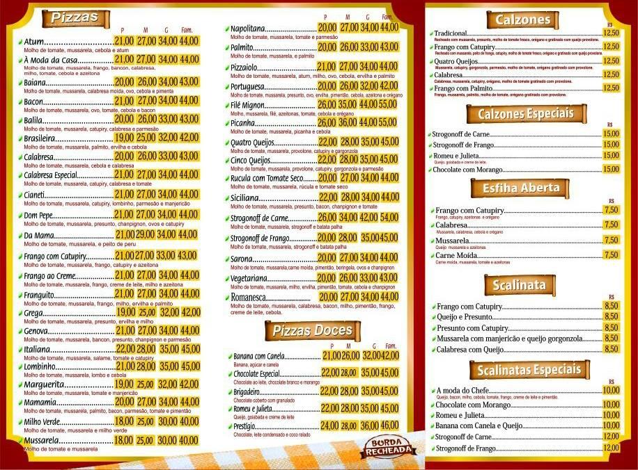 Maximo's Açai Lanchonete e Pizzaria cardápio