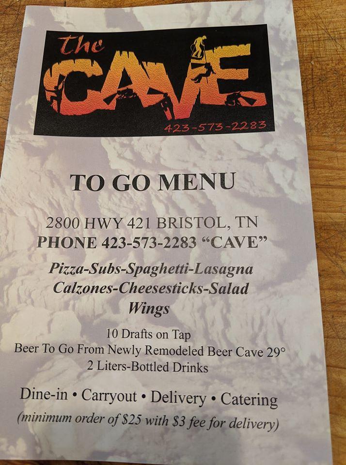 the cave pizza in bristol restaurant menu and reviews