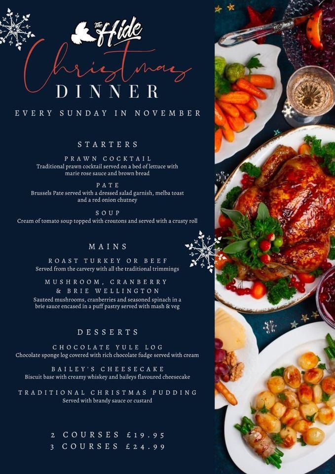 Menu at The Hide at Herons Mead pub & bar, Burgh le Marsh