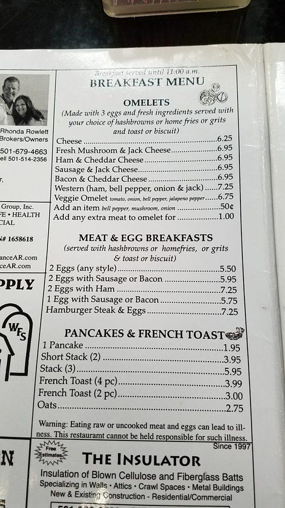 Menu At Wagon Wheel Restaurant Greenbrier