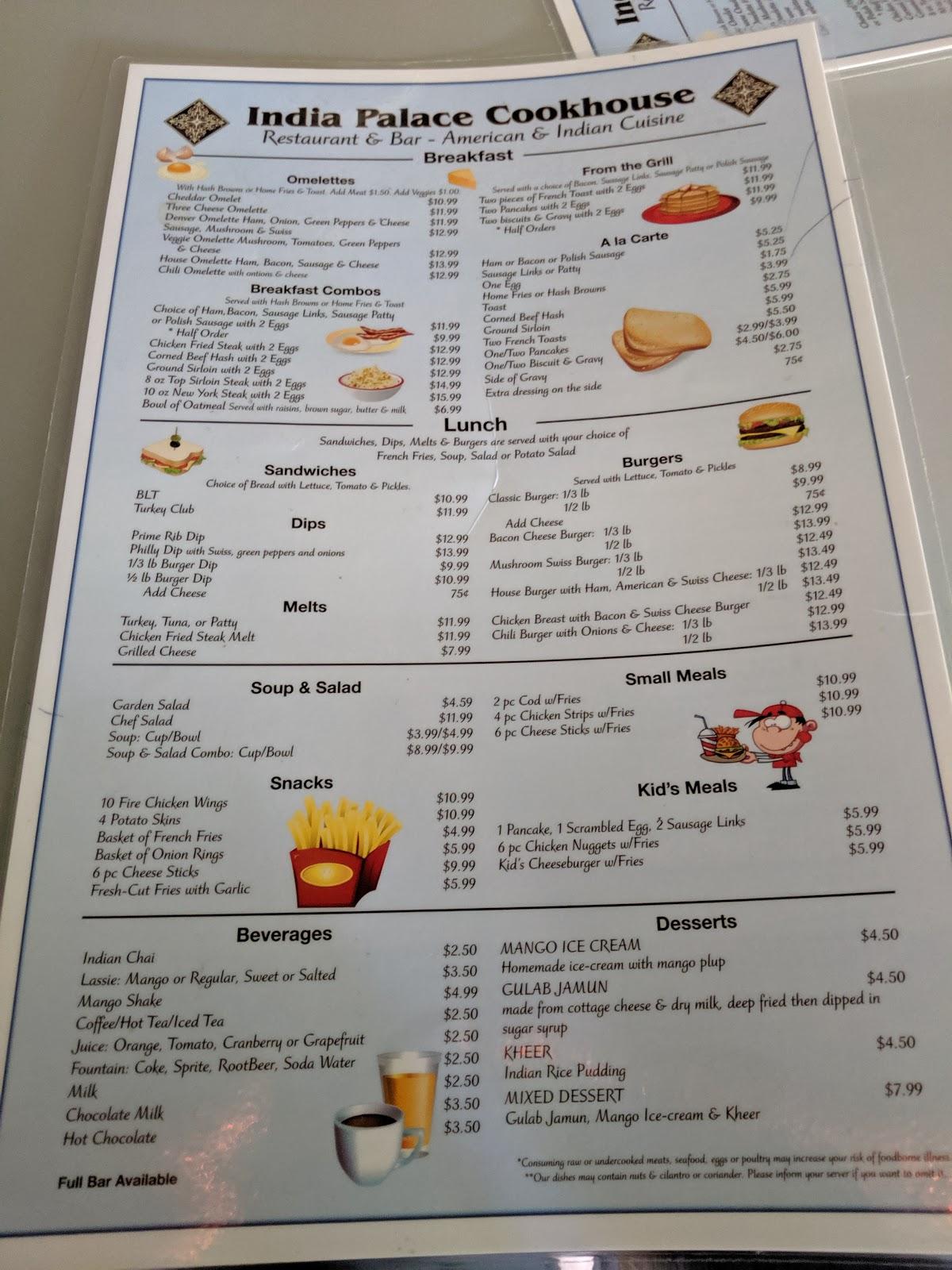 Menu at Cookhouse Restaurant & Bar, Woodinville, NE Woodinville Dr