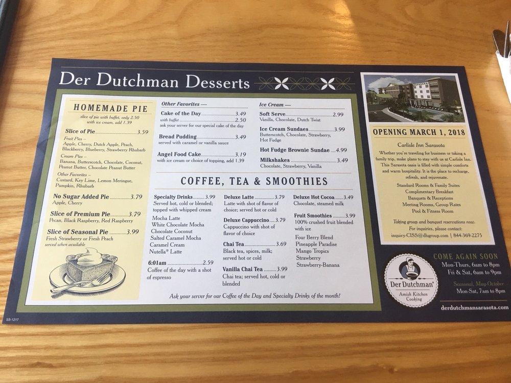 Menu At Der Dutchman Restaurant Sarasota Bahia Vista St   R3f3 Der Dutchman Menu 2022 10 2 