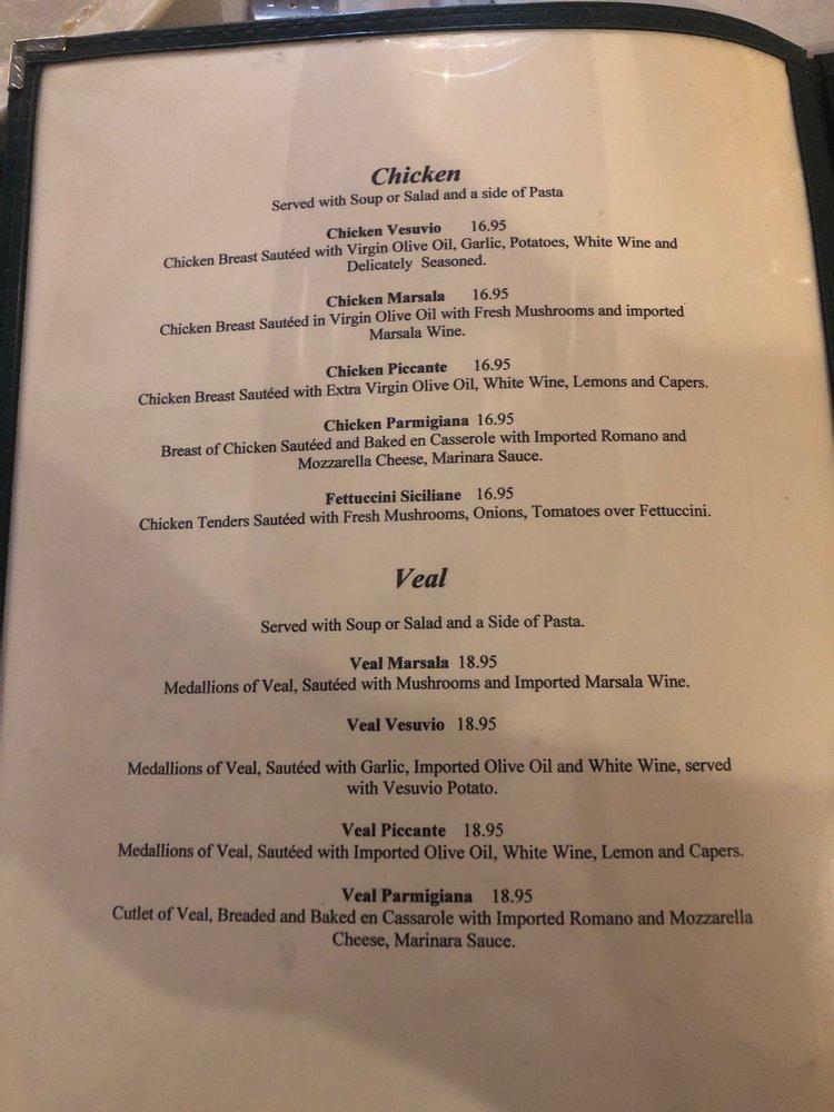 Menu at Joe & Giuseppe Restaurant, Arlington Heights