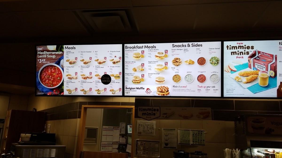 Menu At Tim Hortons Restaurant Selkirk 263 Main St