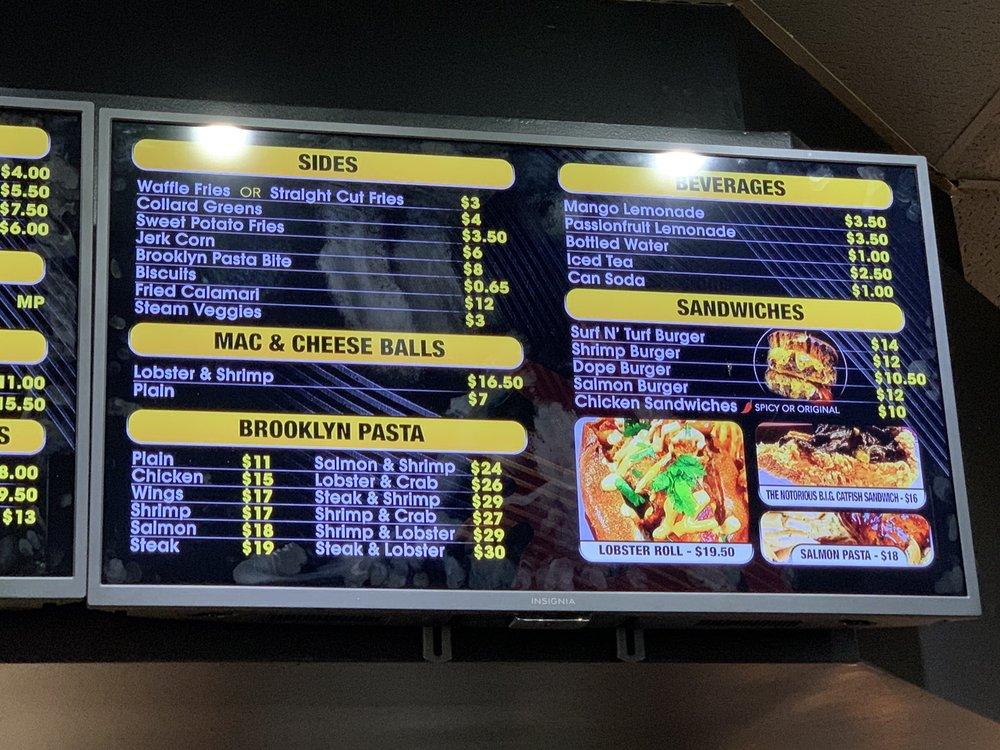 Menu at Brooklyn Wing House Long Island restaurant, Garden City Park
