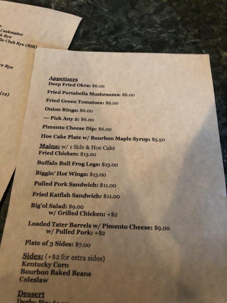 Menu at The Mint pub & bar, Franklin