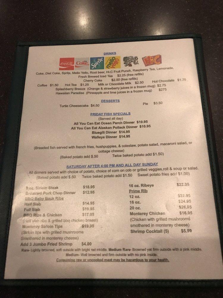 Menu at Judson's Route 10 Bar & Grill, North Judson