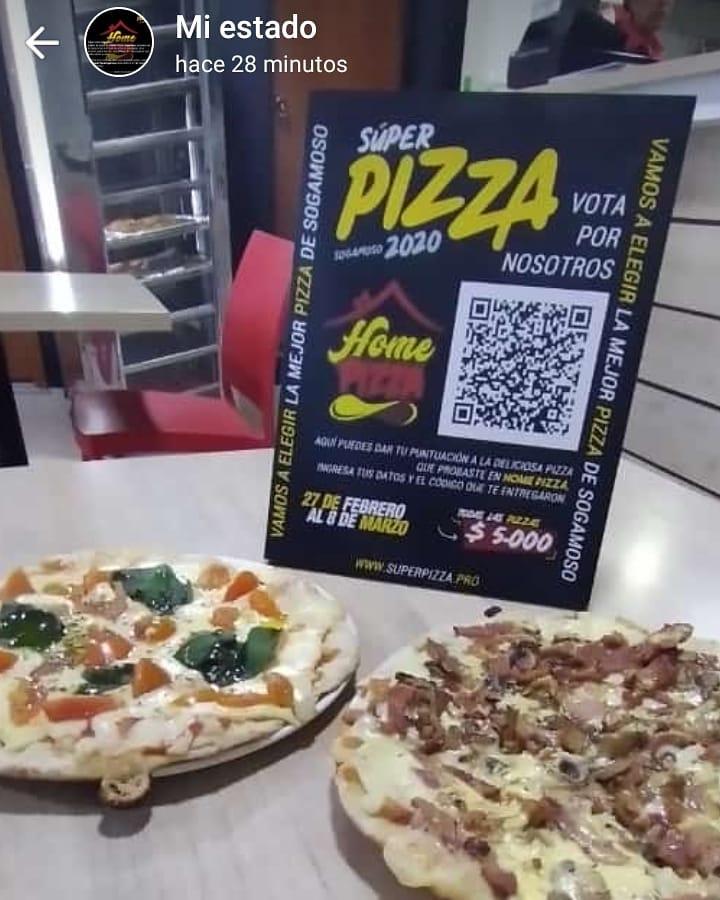 Carta del restaurante Home Pizza Sogamoso, Sogamoso