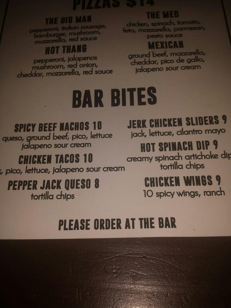 Menu at Bar 5015, Houston, Almeda Rd