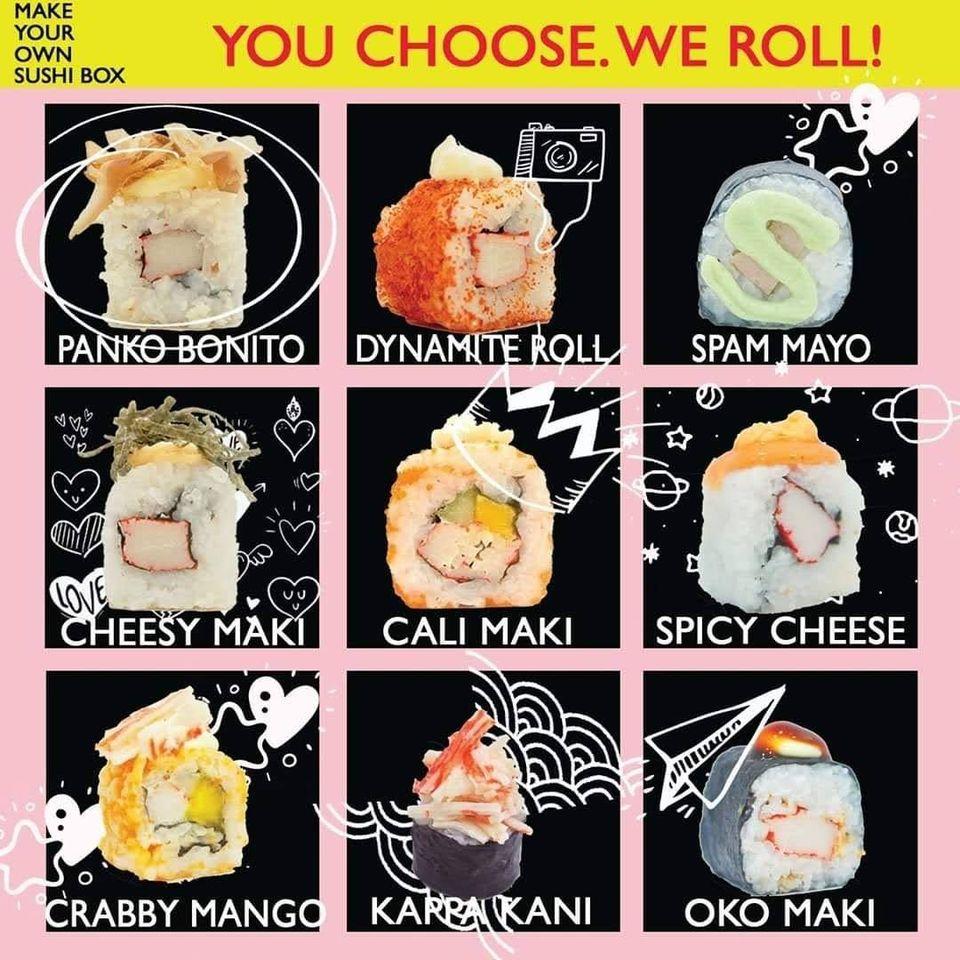 Menu At Kanzen Sushi Roll Restaurant Puerto Princesa