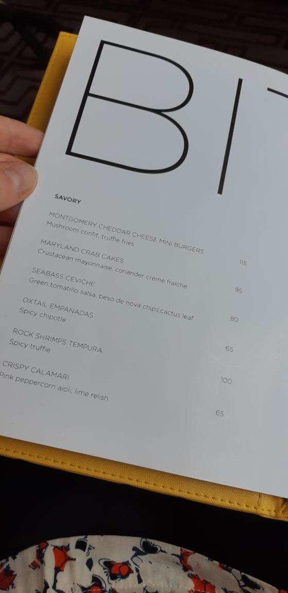 Carta de Hendricks Bar, Dubai, Jumeirah Beach Road