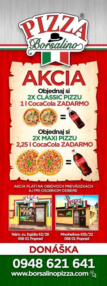 Pizza Borsalino Poprad N mestie sv.Eg dia pizzeria Poprad