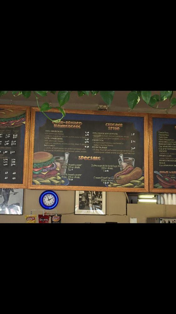 Menu at The Submarine Port fast food, Midlothian, Pulaski Rd