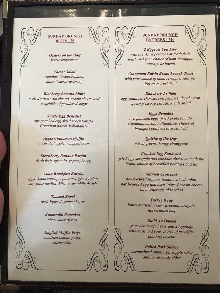 Menu at Victoria's Restaurant, Rehoboth Beach, 2 Olive Ave