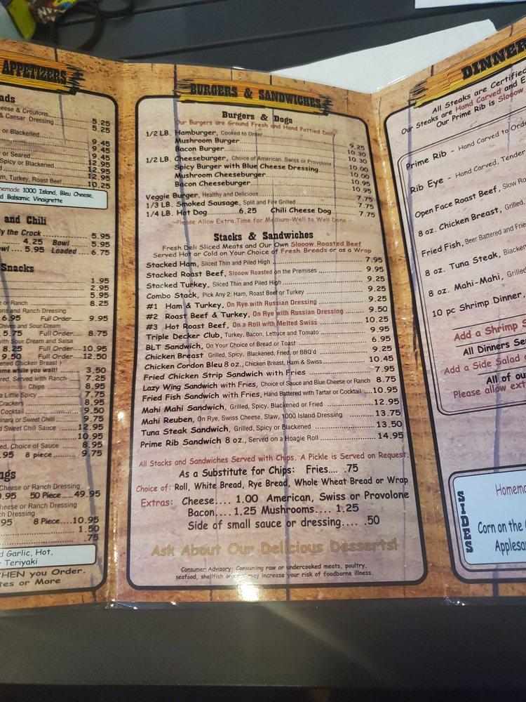 Menu at Brass Ring Pub, Jupiter