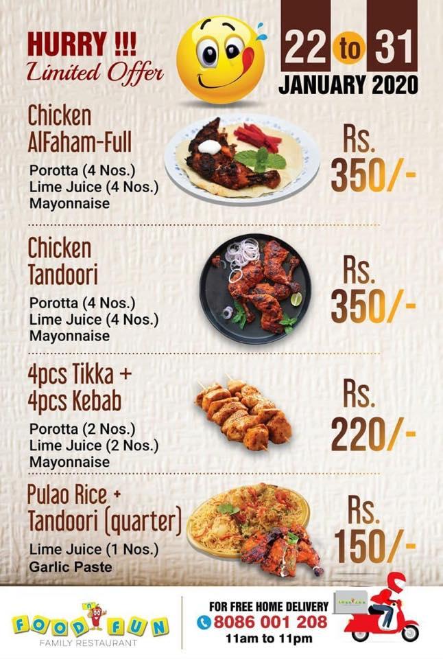 Menu at FOOD n FUN, Pattikad