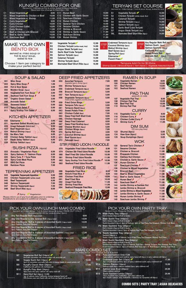 menu-at-kung-fu-sushi-kung-fu-tea-on-lawrence-restaurant-toronto