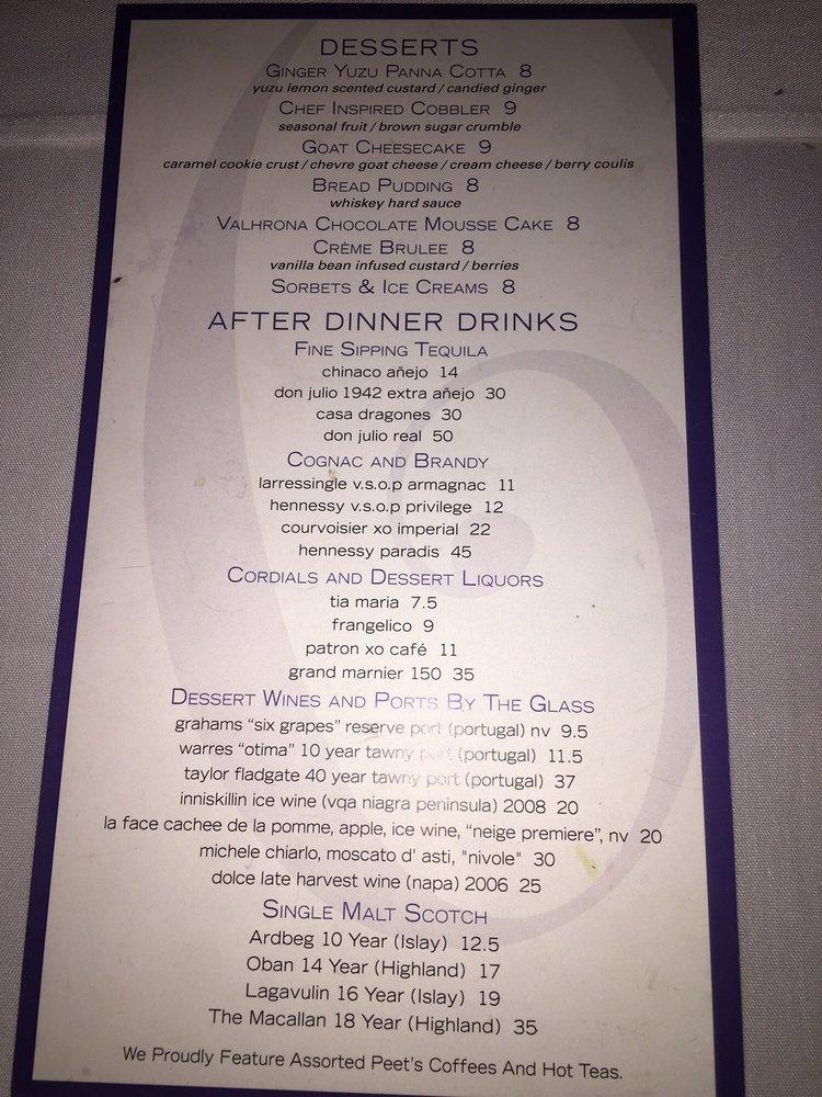 Menu At Ostra Restaurant, San Antonio