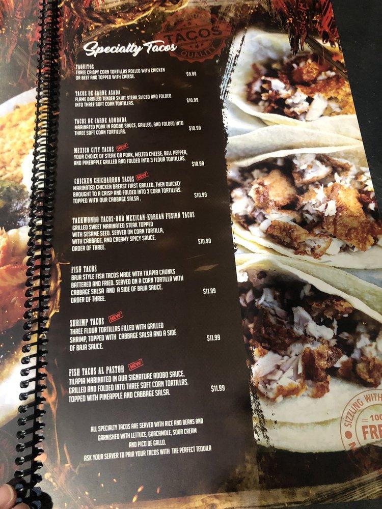 Menu at Dos Amigos Mexican Restaurant, Elko